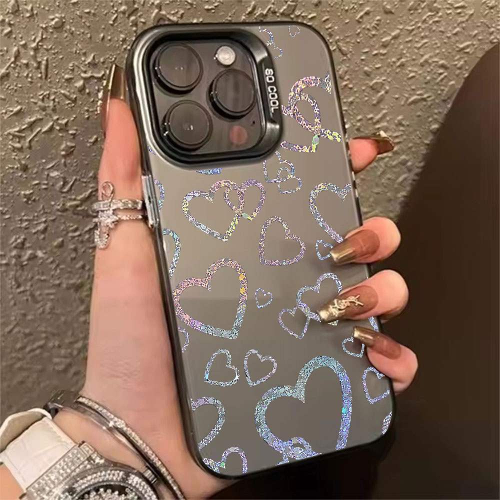 เคสลายหัวใจสีสันสดใส สำหรับ iP - Apple Iphone 15 Pro Max บทวิจารณ์และราคา