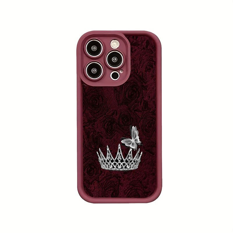 เคสโทรศัพท์ลายกุหลาบแดง มงกุฎส - Apple Iphone 15 Pro Max บทวิจารณ์และราคา